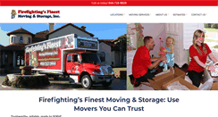 Desktop Screenshot of firefightermovers.com